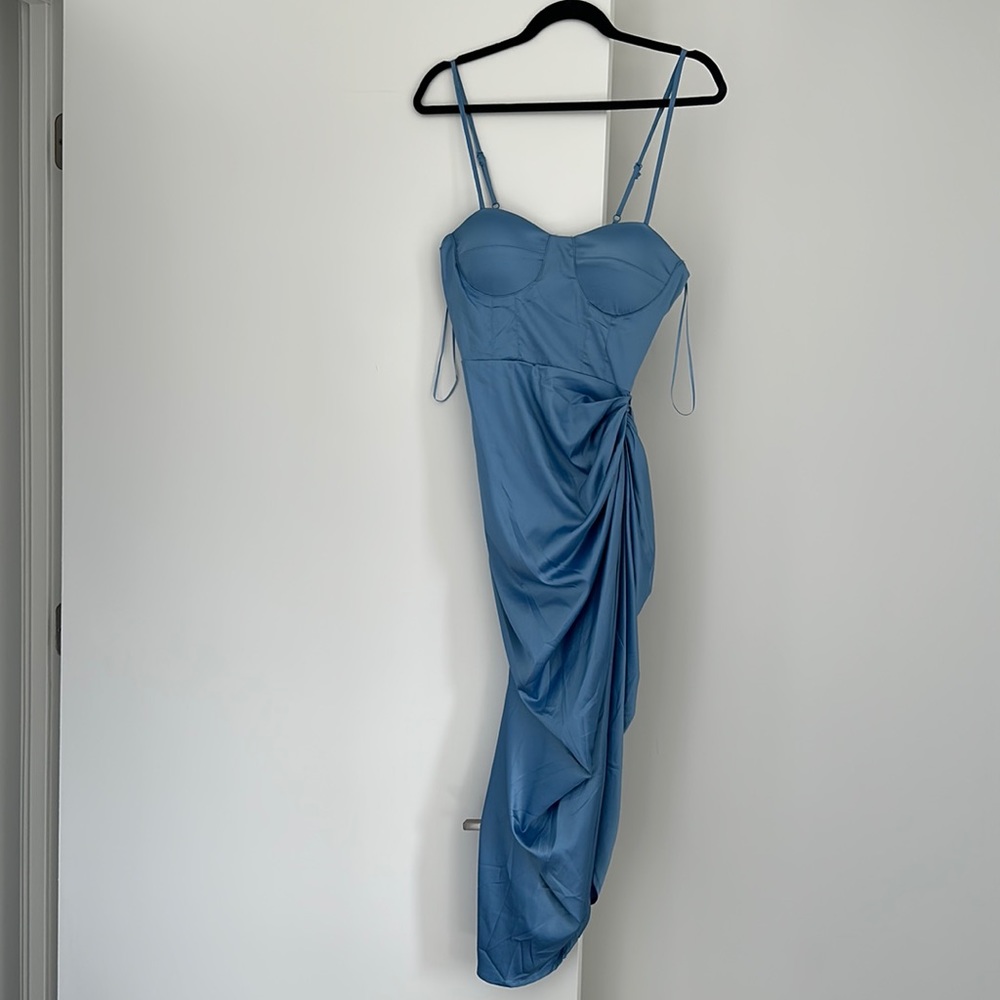 Satin strap dress